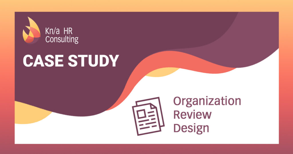 Organizational Review or Design