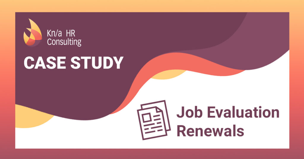 JOB evaluation PLAN RENEWALS